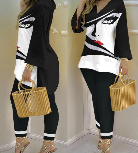 Printed Fashion 2-piece Suit