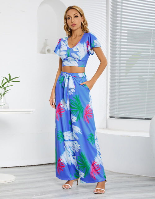 Load image into Gallery viewer, Wide Leg Trousers Suit
