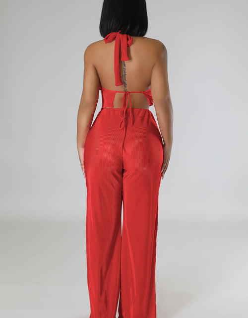 Load image into Gallery viewer, Sexy fashion backless split two-piece set
