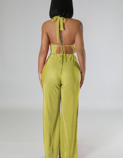 Load image into Gallery viewer, Sexy fashion backless split two-piece set
