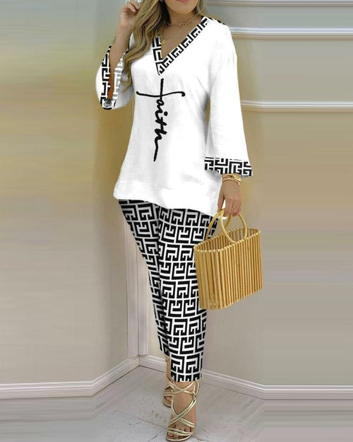 Load image into Gallery viewer, Printed Fashion 2-piece Suit
