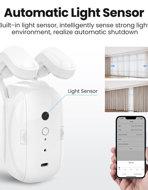 Load image into Gallery viewer, Onndo Tuya Wifi Smart Electric Curtain Robot Automatic Open Remote
