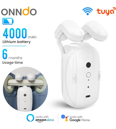 Onndo Tuya Wifi Smart Electric Curtain Robot Automatic Open Remote