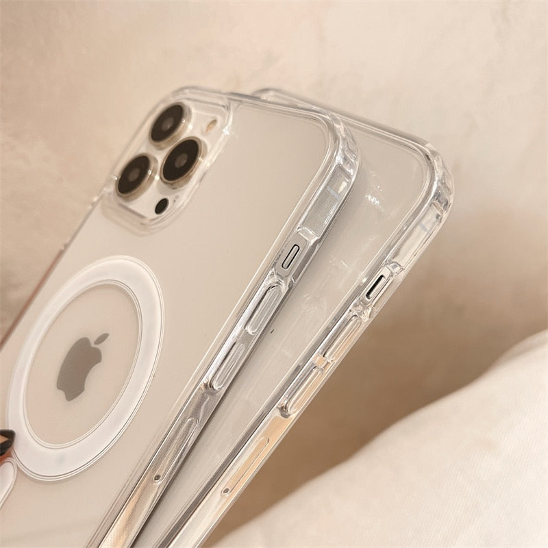 Original For Magsafe Magnetic Wireless Charging Case For Iphone 14 13