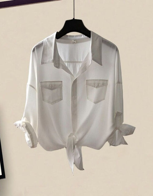 Load image into Gallery viewer, Oversized Women&#39;s Fashion Street Blast Hong Kong Style Shirt Set
