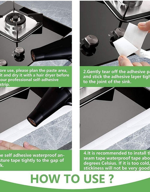 Load image into Gallery viewer, Pvc Bathroom Wall Sealing Strip | Pvc Self Adhesive Sealing Tape -
