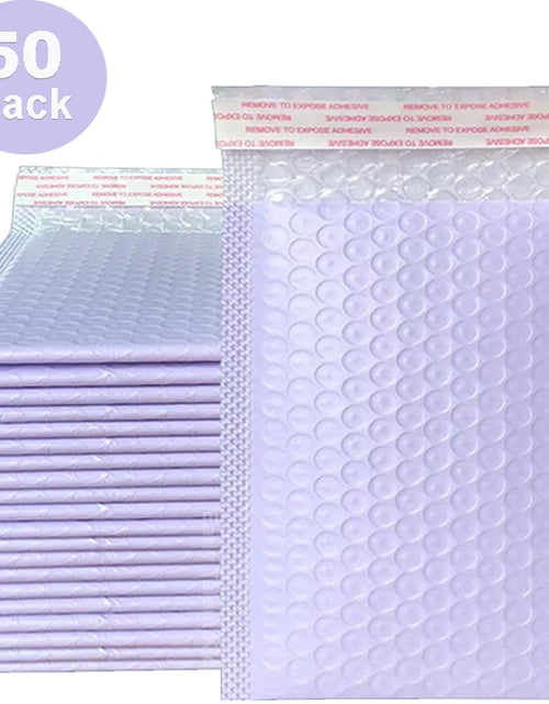 Load image into Gallery viewer, Pack 50 Bubble Envelopes Purple/colourful Packing Bags Self-sealing
