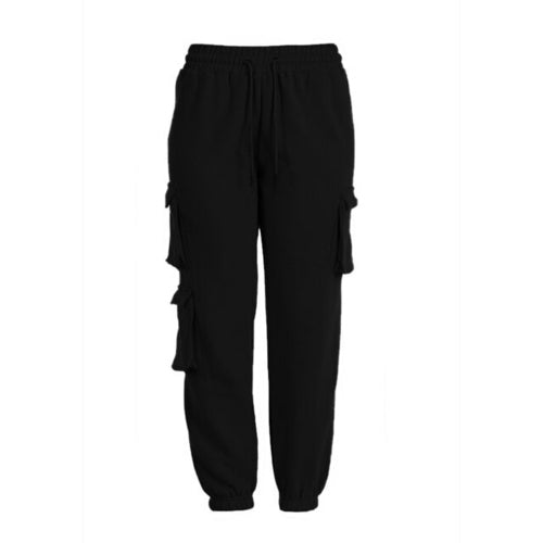 Load image into Gallery viewer, Pantalon de survêtement multi poches pour femmes, décontracté, taille
