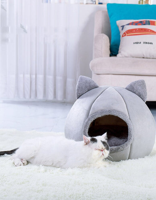 Load image into Gallery viewer, Pet Tent Cave Bed for Cats Small Dogs Self Warming Cat Tent Bed Cat
