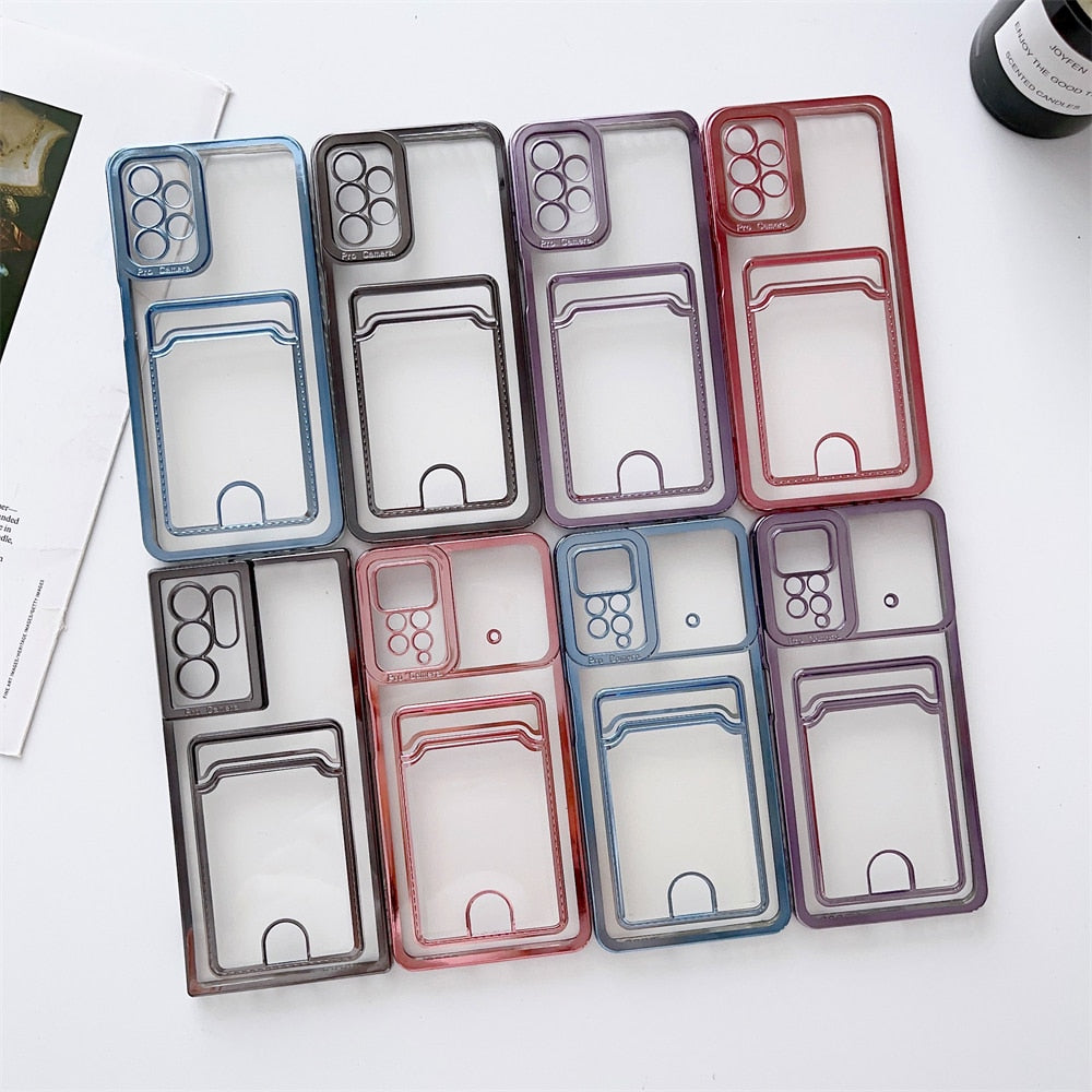 Pltang Wallet Card Slot Holder Case For Samsung S23 S22 S21 S20FE Note