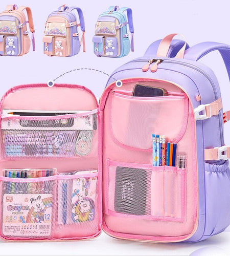 Primary School Schoolbag Girls' Schoolbag Lightweight Children's