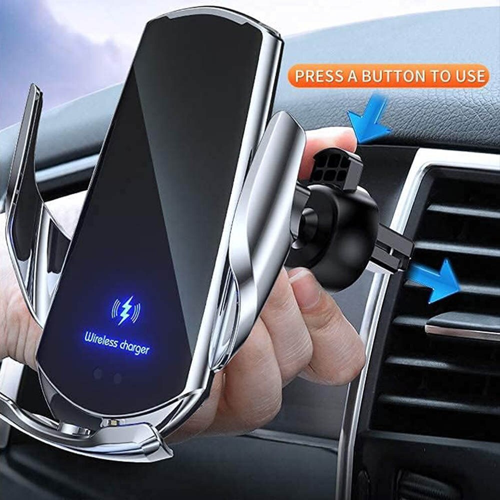 Q3 Smart Sensor Car Phone Wireless Charger 15W Fast Charging Auto