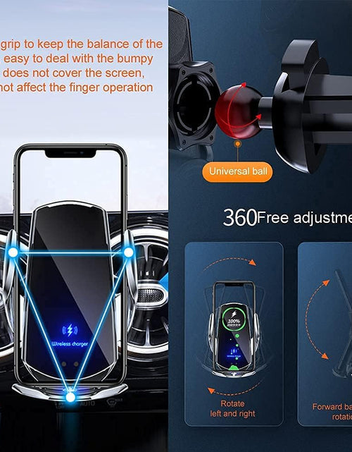 Load image into Gallery viewer, Q3 Smart Sensor Car Phone Wireless Charger 15W Fast Charging Auto
