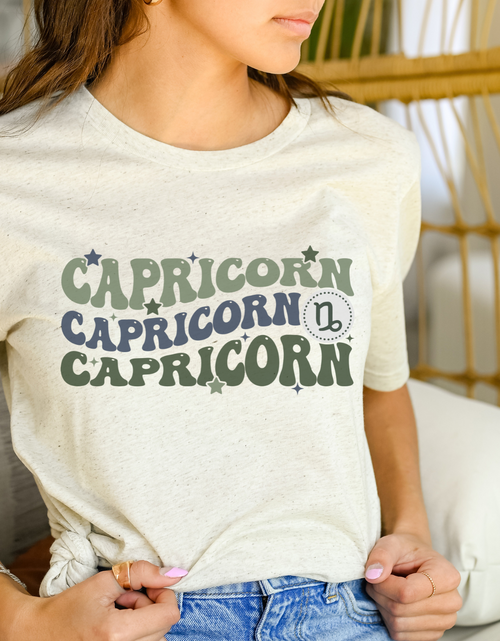 Load image into Gallery viewer, Retro Capricorn Graphic Tee
