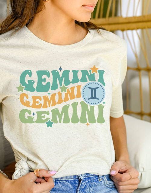 Load image into Gallery viewer, Retro Gemini Graphic Tee
