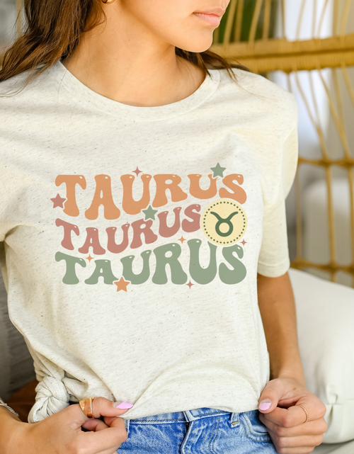 Load image into Gallery viewer, Retro Taurus Graphic Tee
