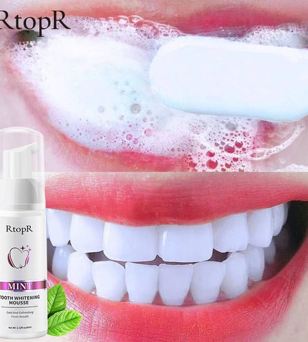 RtopR Teeth Cleansing Whitening Mousse Removes Stains Teeth Whitening