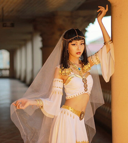 Greek Goddess Outfit Belly Dance Carnival Egyptian Princess Costume