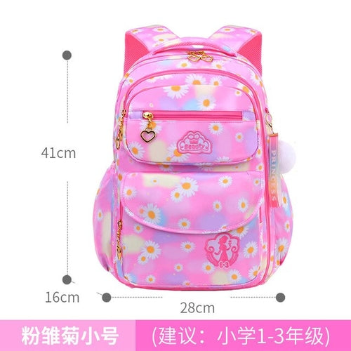 Load image into Gallery viewer, Skaefio Primary School Bags For Girls Gradient Color Grades 1-3-6
