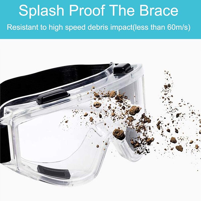 Safety Goggle Anti Splash Dust Proof Work Lab Eyewear Eye Protection