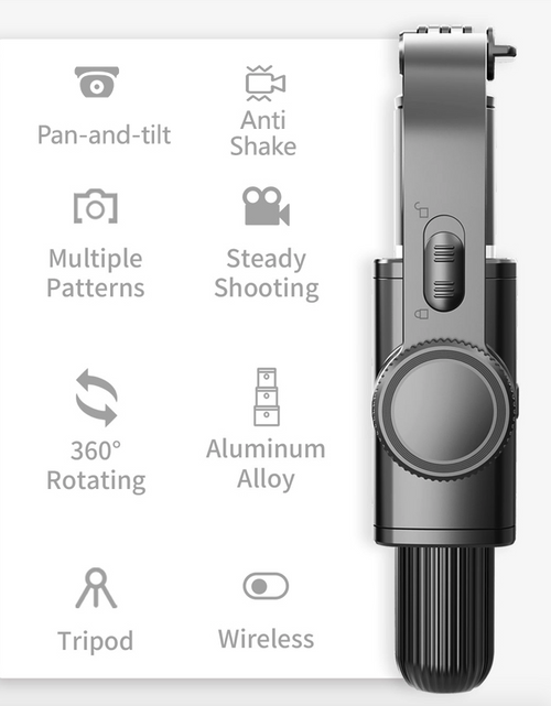 Load image into Gallery viewer, Ninja Mobile Selfie Stick Tripod Stabilizer
