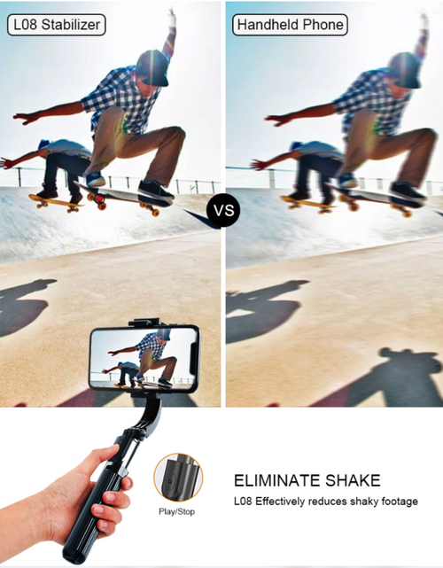 Load image into Gallery viewer, Ninja Mobile Selfie Stick Tripod Stabilizer
