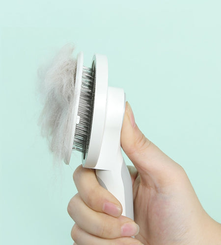 Self Cleaning Slicker Brush for Dog and Cat Removes Undercoat Tangled