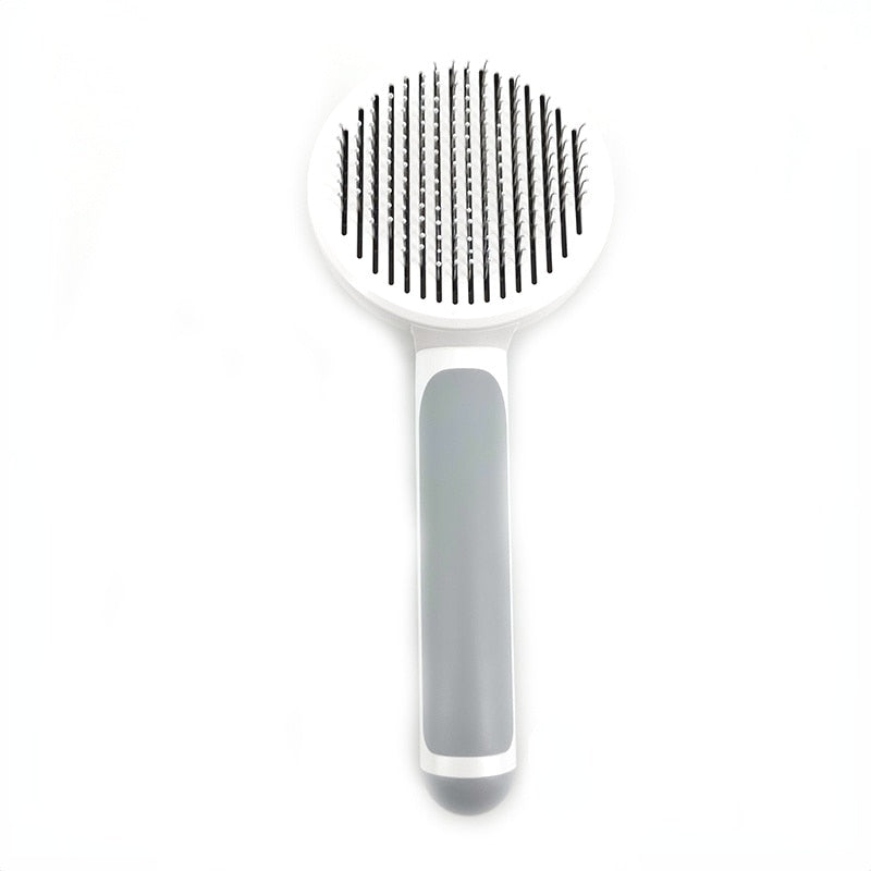 Self Cleaning Slicker Brush for Dog and Cat Removes Undercoat Tangled