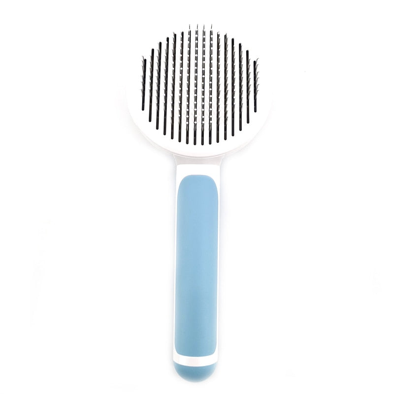 Self Cleaning Slicker Brush for Dog and Cat Removes Undercoat Tangled