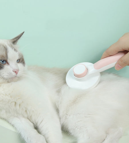 Self Cleaning Slicker Brush for Dog and Cat Removes Undercoat Tangled