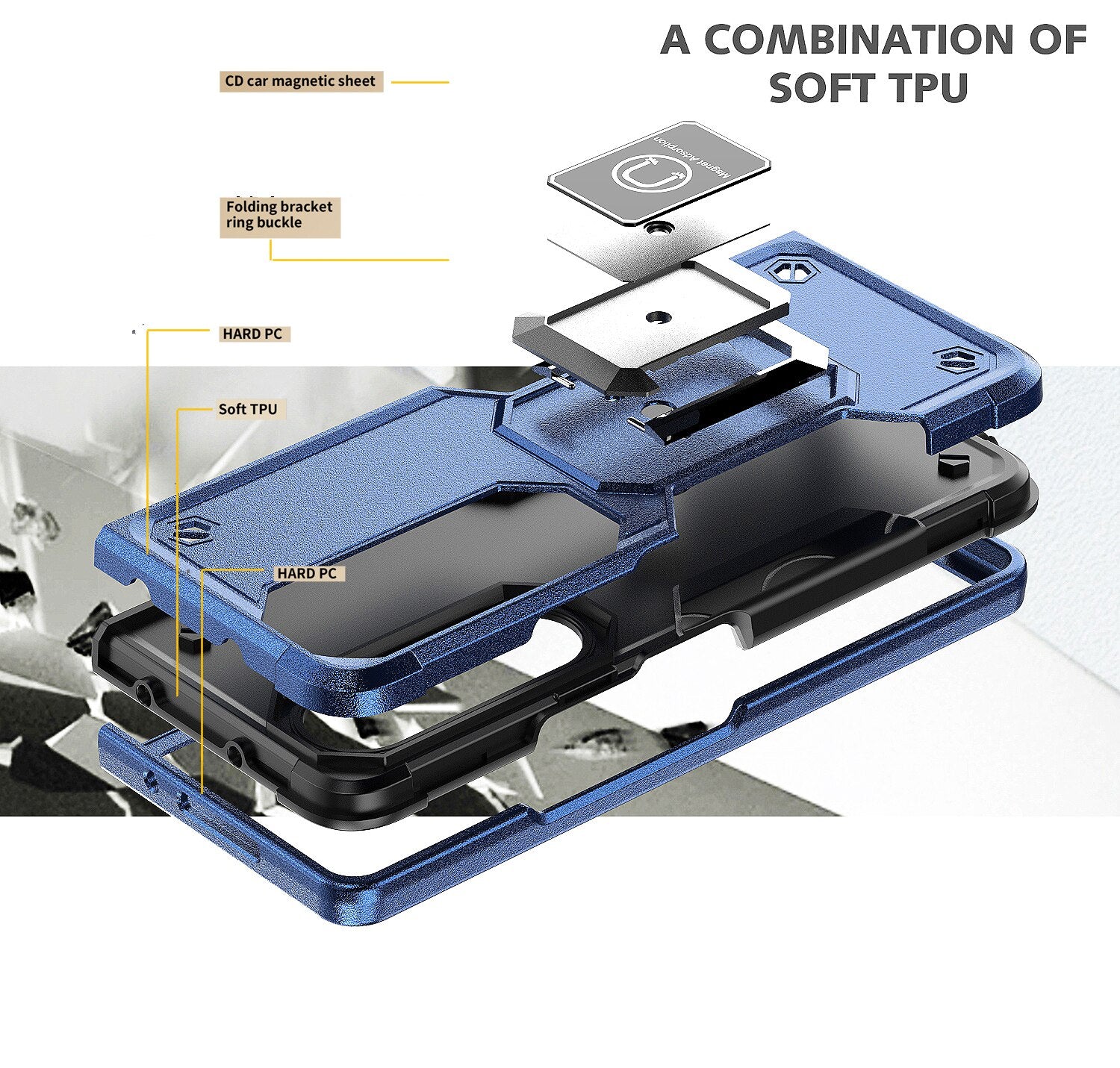 Best Z Fold 4 Case Hinge Protection | Case Samsung Galaxy Z Fold 4 -