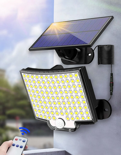 Load image into Gallery viewer, Solar Lamp 106LED Outdoor Super Bright Wall Lamp with Motion Sensor
