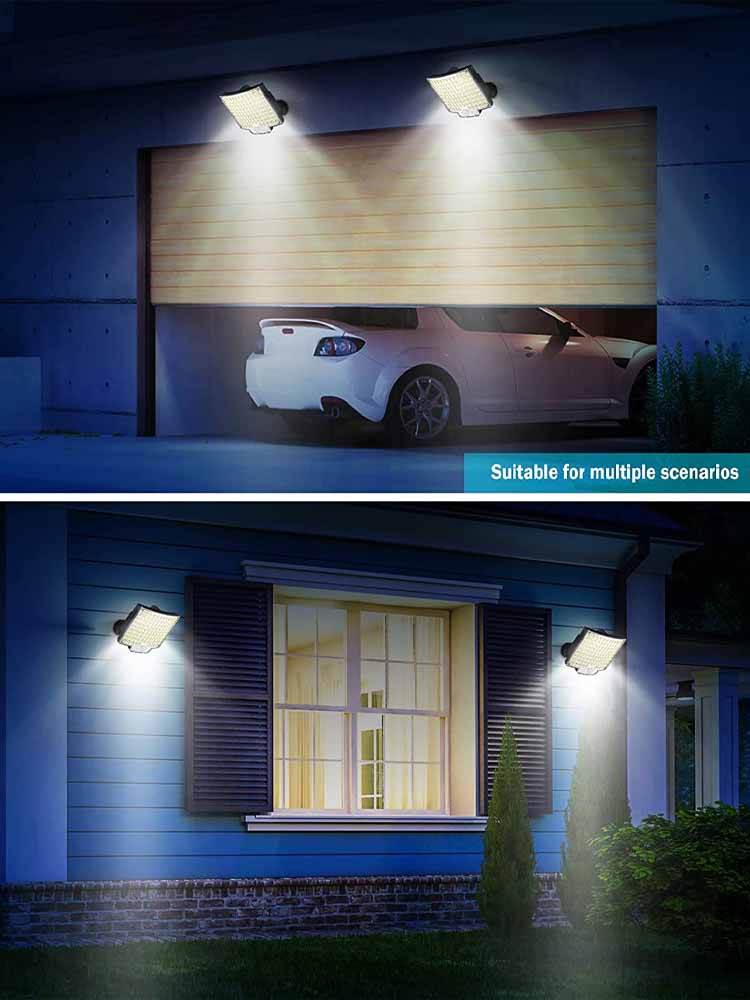 Solar Lamp 106LED Outdoor Super Bright Wall Lamp with Motion Sensor