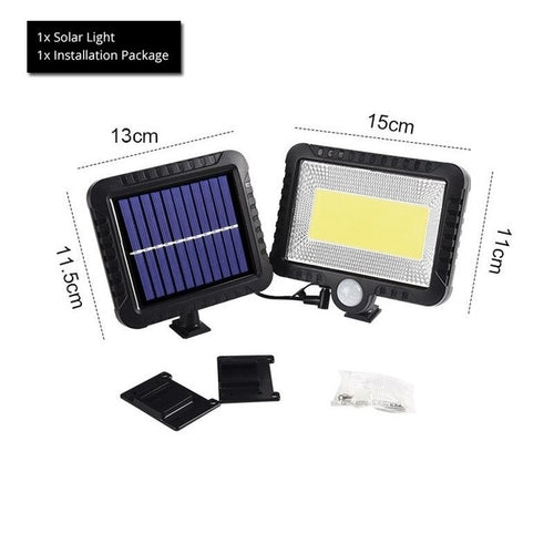 Solar Lights Outdoor Garden Wall Lamp Motion Sensor IP65 Waterproof