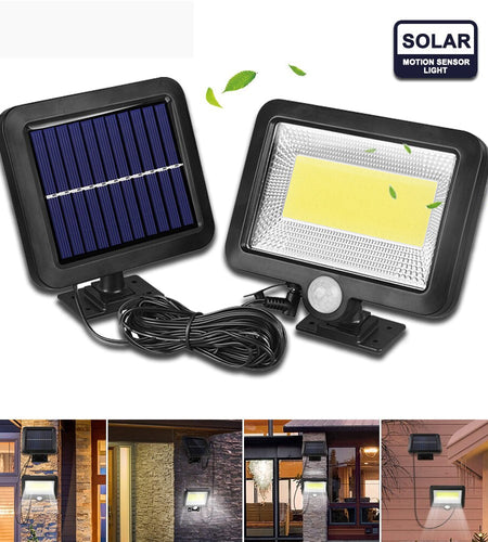 Solar Lights Outdoor Garden Wall Lamp Motion Sensor IP65 Waterproof
