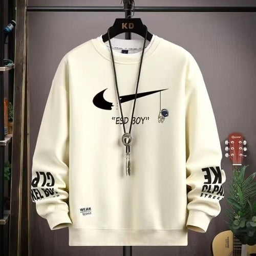 Load image into Gallery viewer, Spring Autumn Men Clothing Sweatshirt Korean Fashion Harajuku Long
