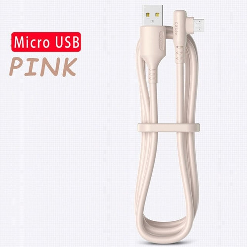 Load image into Gallery viewer, Micro Usb 90 Degree Fast Charging Cable | Micro Usb Cable Fast
