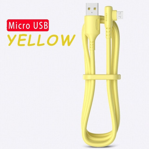 Load image into Gallery viewer, Micro Usb 90 Degree Fast Charging Cable | Micro Usb Cable Fast
