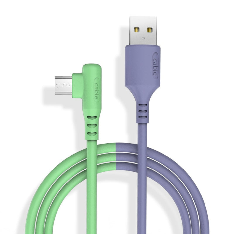 Micro Usb 90 Degree Fast Charging Cable | Micro Usb Cable Fast