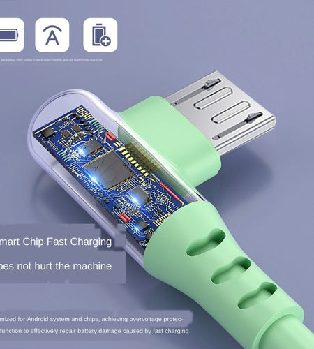 Micro Usb 90 Degree Fast Charging Cable | Micro Usb Cable Fast