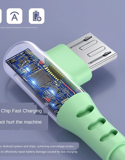 Load image into Gallery viewer, Micro Usb 90 Degree Fast Charging Cable | Micro Usb Cable Fast
