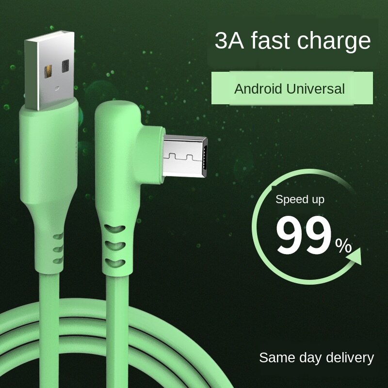 Micro Usb 90 Degree Fast Charging Cable | Micro Usb Cable Fast