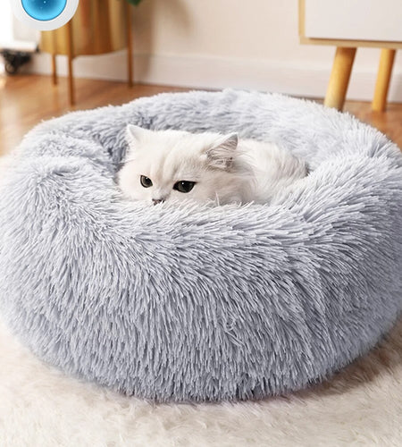Super Cat Bed Warm Sleeping Cat Nest Soft Long Plush Best Pet Dog Bed