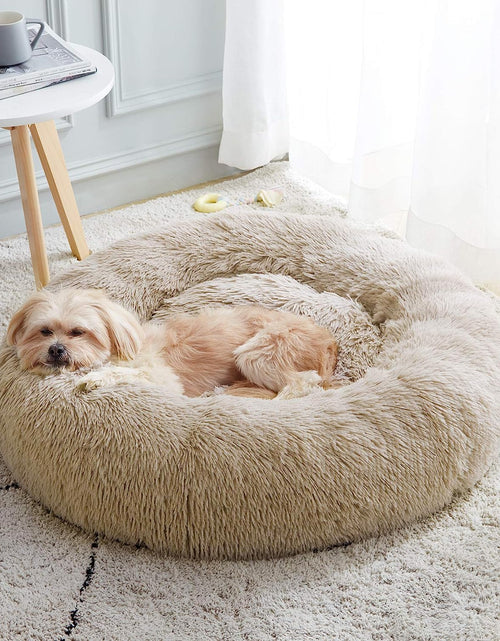 Load image into Gallery viewer, Super Cat Bed Warm Sleeping Cat Nest Soft Long Plush Best Pet Dog Bed
