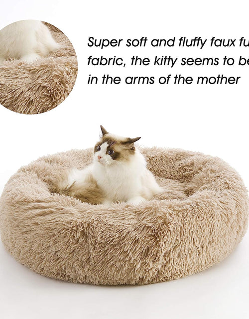 Load image into Gallery viewer, Super Cat Bed Warm Sleeping Cat Nest Soft Long Plush Best Pet Dog Bed
