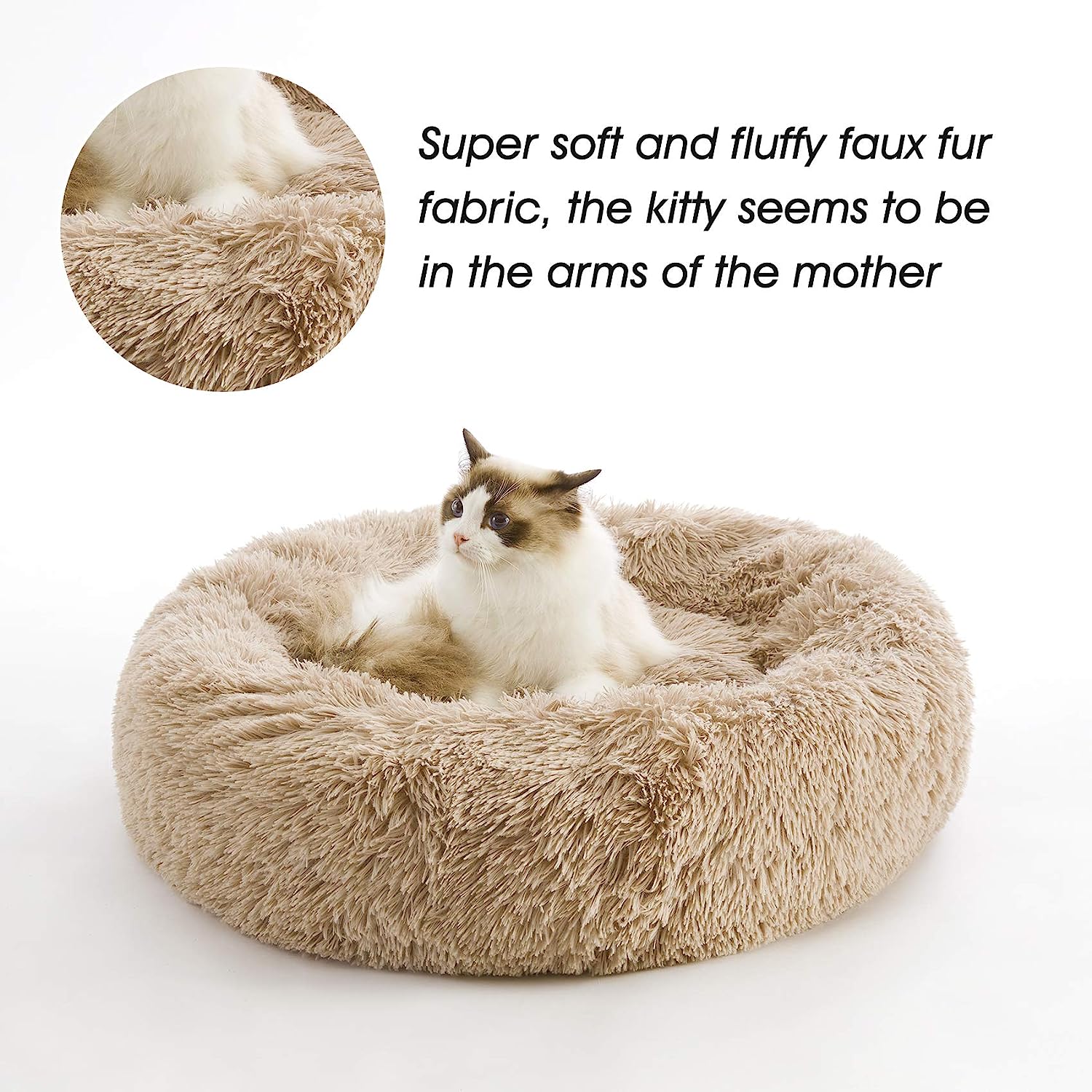 Super Cat Bed Warm Sleeping Cat Nest Soft Long Plush Best Pet Dog Bed