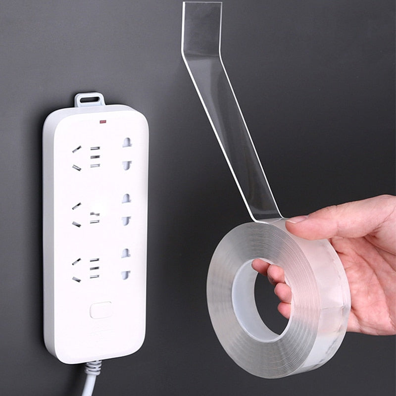 Super Strong Double Sided Adhesive Tape Washable Reusable Waterproof