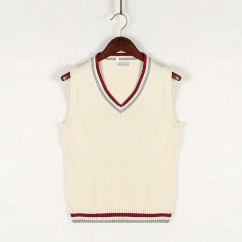 Load image into Gallery viewer, Sweater Vest Men Thicken V neck Sleeveless Knitted Sweaters Vests
