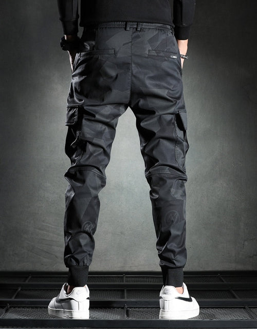 Load image into Gallery viewer, Sweatpants Men Camouflage Elasticity Military Cargo Pants Drawstring
