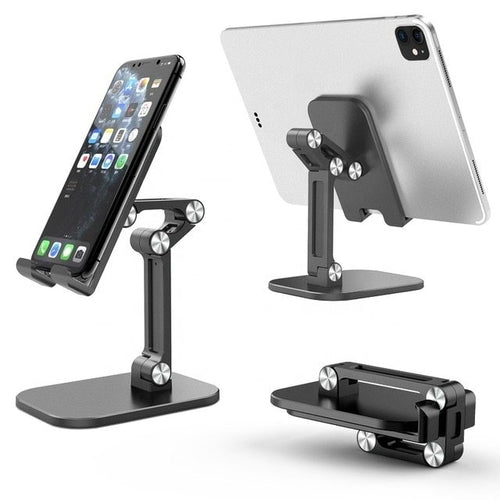 Load image into Gallery viewer, Foldable Phone Holder Desk | Flexible Desk Holder Phone - Desk Mobile
